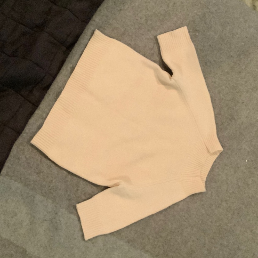 Theory Cream Turtleneck Sweater